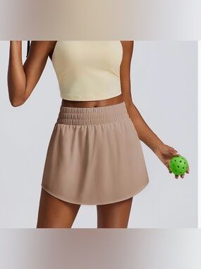 NWT Pinspark Amazon Khaki Tennis Skort